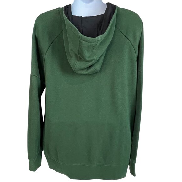 AND1 Green Basketball Baseline Hoodie Pullover XL Logo Patch Kangaroo Pocket - Picture 4 of 8